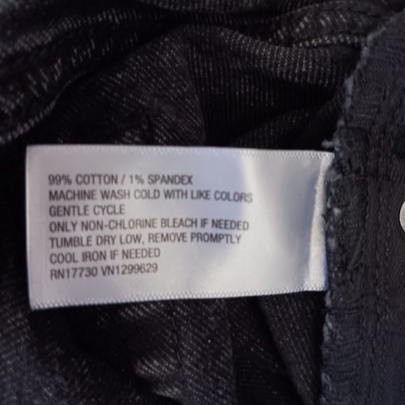 Ava & Viv High Rise Jeans Size 22 90's Straight Leg Stone Wash Black - Picture 5 of 13